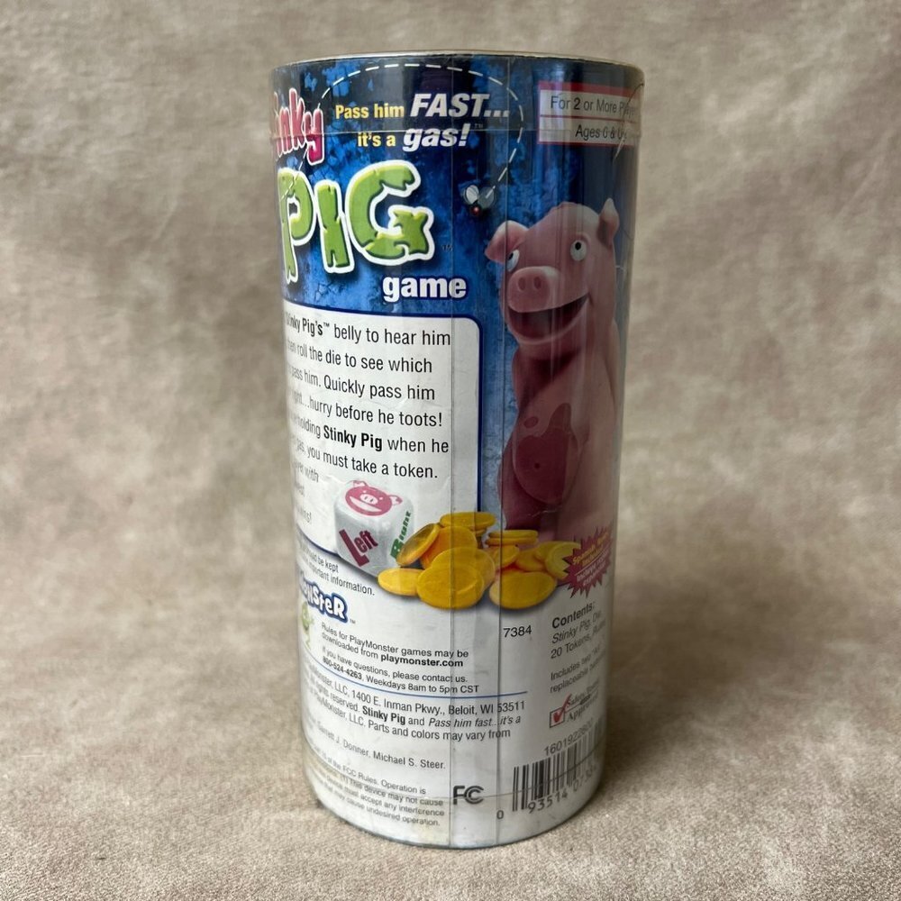 *Stinky Pig Push Belly* PlayMonster QuicklyPassLeft/RightBeforeHeToots New - Picture 2 of 4